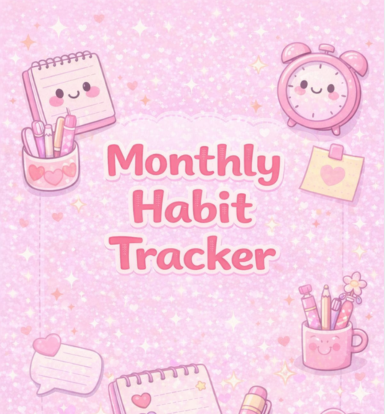 monthly habit tracker